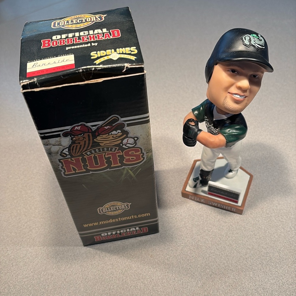 Burnside Body Shop Sponsored Nick Swisher Bobblehead
